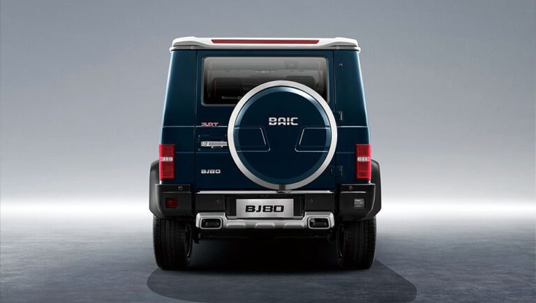 BAIC BJ80 REAR LIGHT DESIGN